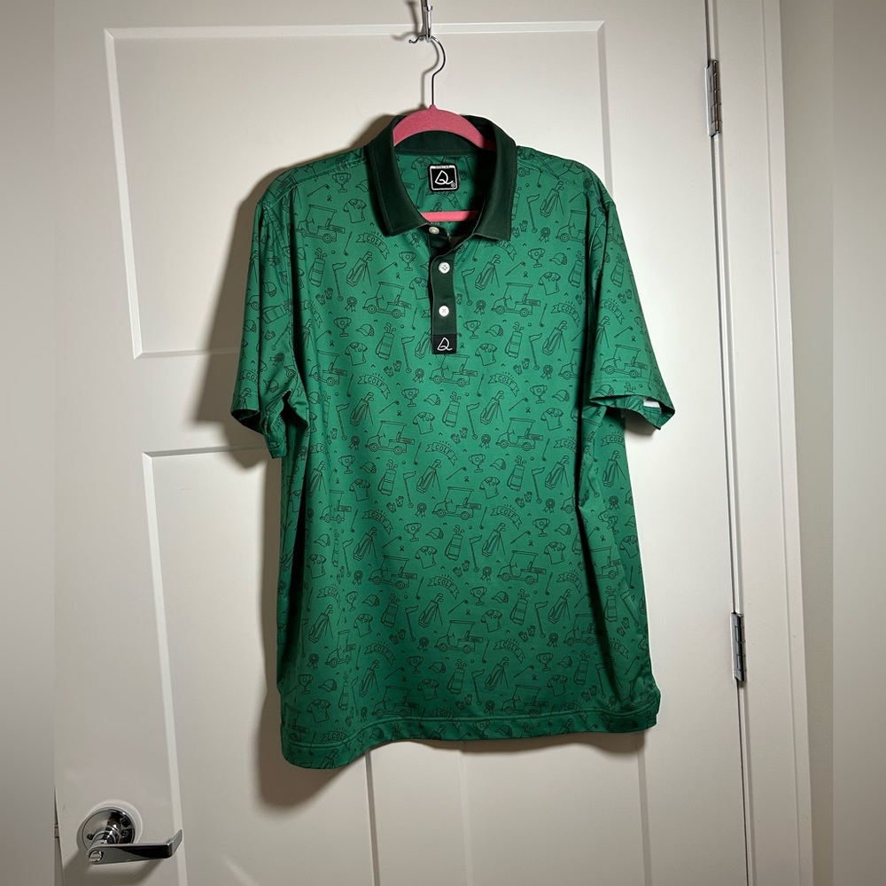 Men’s XL funny golf polo